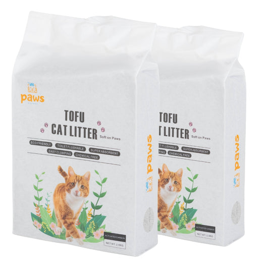 2x  2.5kg Vacummed Tofu Cat Litter